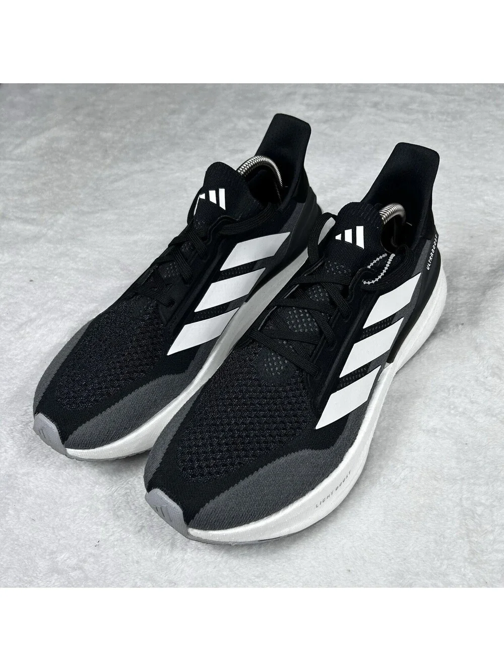 Adidas Ultraboost 5X Shoes Mens Size 10 Black White Performance Running Sneakers